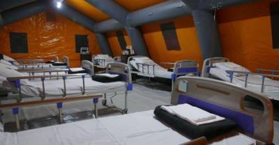На Прикарпатье развернули первый в Украине мобильный госпиталь для пациентов с COVID-19