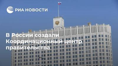 В России создали Координационный центр правительства