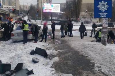 Обдолбался наркотой и сел за руль: в Киеве водитель иномарки сбил двух пешеходов