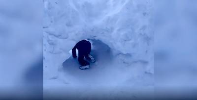 Дети в Норильске "срезают" путь в школу через тоннель в сугробе – Учительская газета