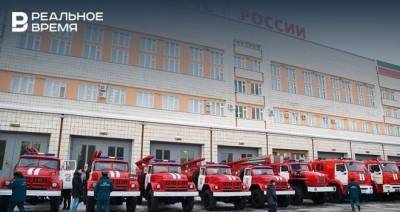 В Казани потушили загоревшийся производственный цех