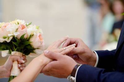 Более 400 тыс браков заключили в столичном Дворце бракосочетания №1 за 60 лет