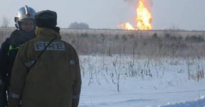 В МЧС прокомментировали инцидент на газопроводе под Оренбургом