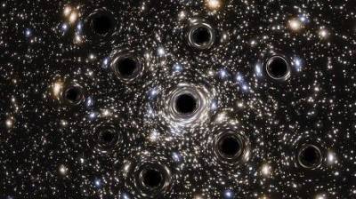 Ученые создали первую подробную карту черных дыр (ФОТО)