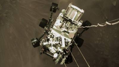 НАСА опубликовало видео посадки ровера Perseverance на поверхность Марса
