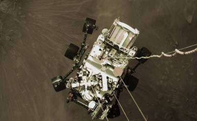 Американское аэрокосмическое агентство опубликовало видео посадки марсохода «Персивирэнс»
