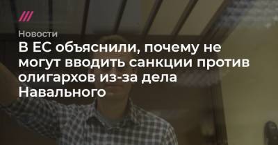 В ЕС объяснили, почему не могут вводить санкции против олигархов из-за дела Навального