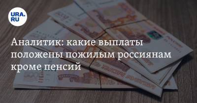Аналитик: какие выплаты положены пожилым россиянам кроме пенсий