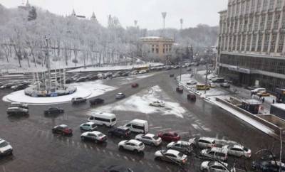 Утренние пробки парализовали Киев