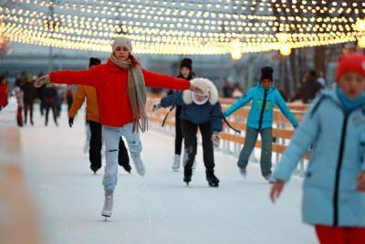 В Челябинске из-за морозов не могут открыть каток в парке Гагарина