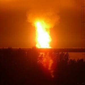 На транзитном газопроводе в РФ произошел взрыв