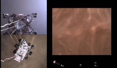 Марсоход Perseverance прислал захватывающее видео с красной планеты (ВИДЕО)