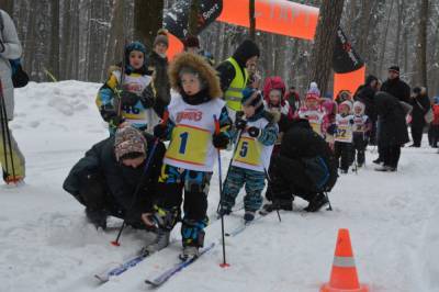 В «Архангельском» почти 300 человек вышли на лыжню