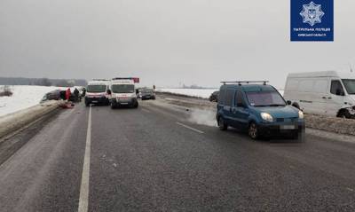 На трассе Киев-Чернигов произошло масштабное ДТП, дорога заблокирована