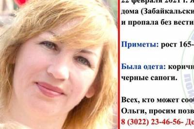 Женщина ушла из дома 22 февраля в селе Засопка и пропала