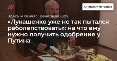 «Лукашенко уже не так пытался раболепствовать»: на что ему нужно получить одобрение у Путина