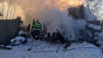 Правоохранители нашли останки детей, сгоревших при пожаре в Новосибирске
