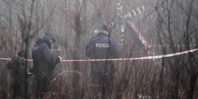 В Польше потерпел крушение вертолет, два человека погибли, фото, видео - ТЕЛЕГРАФ