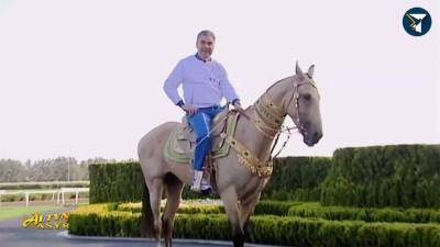 В Туркменистане построят конюшню на 600 голов, а также будут изучать степных коней Балканского велаята