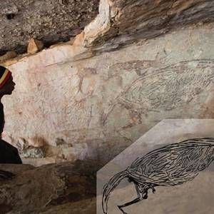 В Австралии нашли наскальный рисунок, которому более 17 тысяч лет. Фото