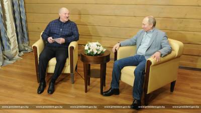 Лукашенко и Путин созвонились после встречи в Сочи
