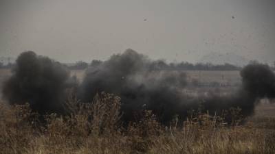 Военнослужащих ВСУ ранило во время установки взрывного устройства в Донбассе