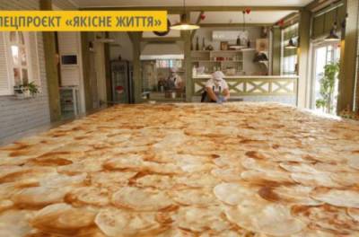 В Україні побили рекорд із приготування найбільшого млинця