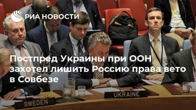 Постпред Украины при ООН захотел лишить Россию права вето в Совбезе