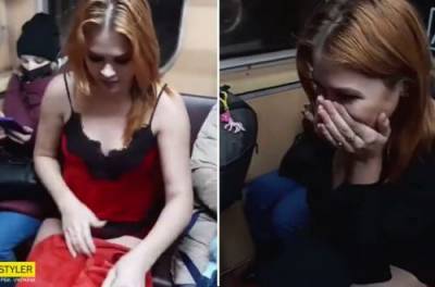 «Маразм в 17 лет»: юная харьковчанка попала на ВИДЕО, раздевшись в метро