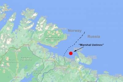 Норвегия зафиксировала приближение ракетного крейсера Маршал Устинов