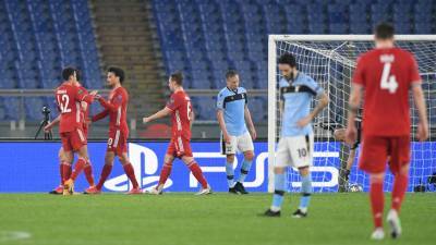 Первые матчи 1/8 финала ЛЧ: «Бавария» разгромила «Лацио», «Челси» одолел «Атлетико»