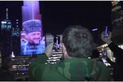 Портрет Кадырова появился на самом высоком здании мира Бурдж-Халифа