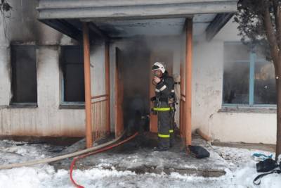 В Башкирии случился пожар в общежитии: спасены девять человек