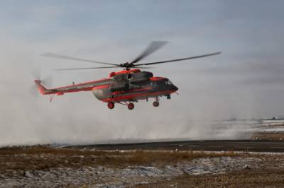 Ми-8 с 20 пассажирами на борту вынужденно сел в тундре под Красноярском