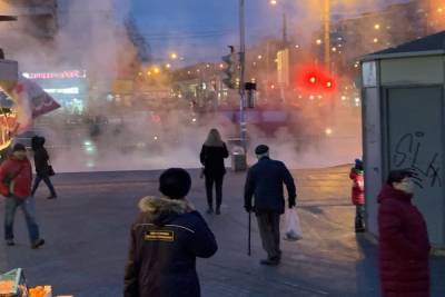 С приходом холодов в Северной столице рвутся трубы с кипятком