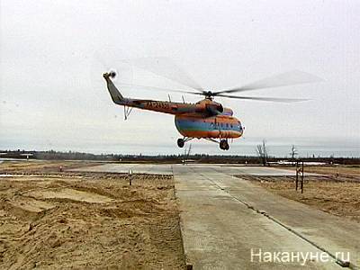Вертолет Ми-8 вынужденно сел на севере Красноярского края