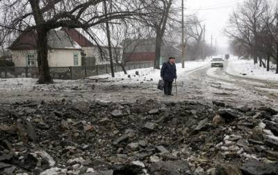 В обстреле на Донбассе погиб мирный житель