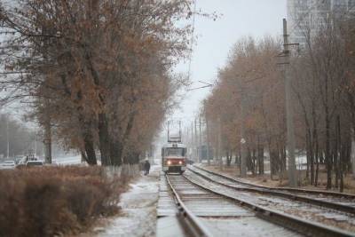 От мороза лопнули трамвайные рельсы в Жилгородке в Волгограде