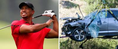 Американский гольфист Тайгер Вудс получил серьезные травмы ног в страшном ДТП