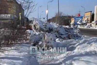 Казанцы недовольны качеством уборки снега в городе