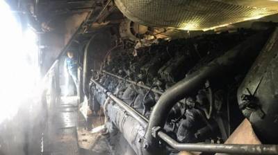 В Удмуртии загорелся электровоз грузового поезда