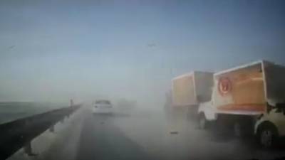 Момент массовой аварии в Башкирии попал на видео
