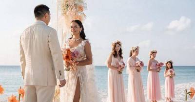 Иванна Онуфрийчук вышла замуж на Мальдивах — волшебные фото с церемонии