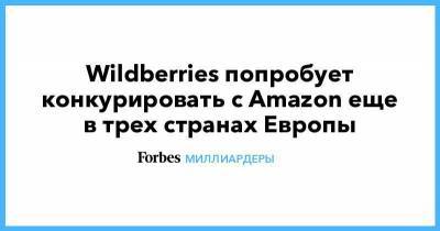 Wildberries попробует конкурировать с Amazon еще в трех странах Европы