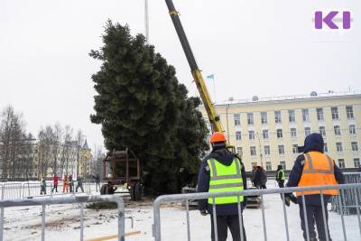 В Сыктывкаре приступят к демонтажу новогоднего городка