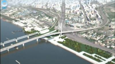 Из-за строительства четвертого моста в Новосибирске сузилось русло реки Обь