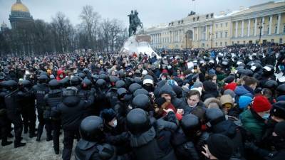Россия ужесточает наказания за нарушения во время акций протеста