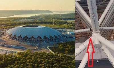 Стадион «Самара Арена», построенный к ЧМ за 19 млрд, трещит по швам