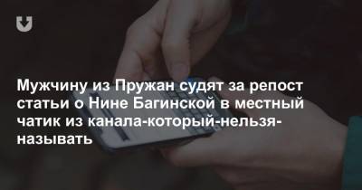Мужчину из Пружан судят за репост статьи о Нине Багинской в местный чатик из канала-который-нельзя-называть
