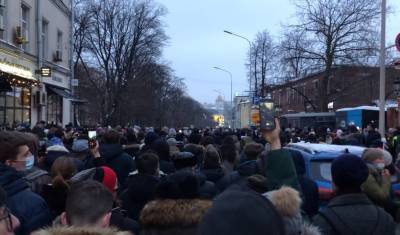 По итогам протестных акций в Москве арестовали 1 250 человек